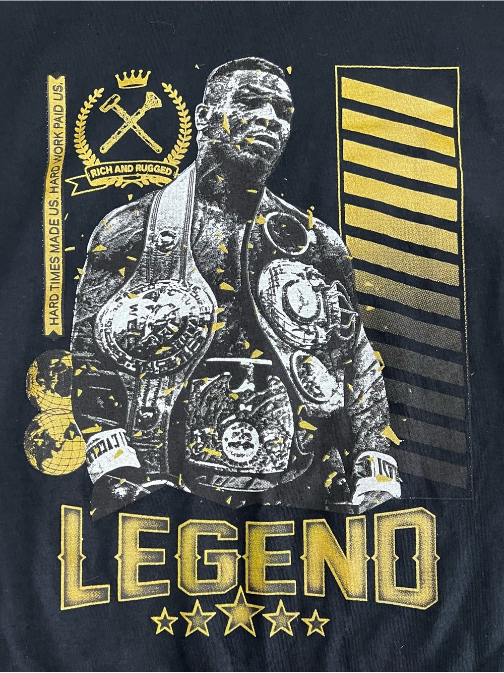 Rich and Rugged Mike Tyson Legend shirt size 5X NWOT